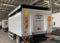 長(zhǎng)沙凱卓立汽車升降尾板交付客戶使用